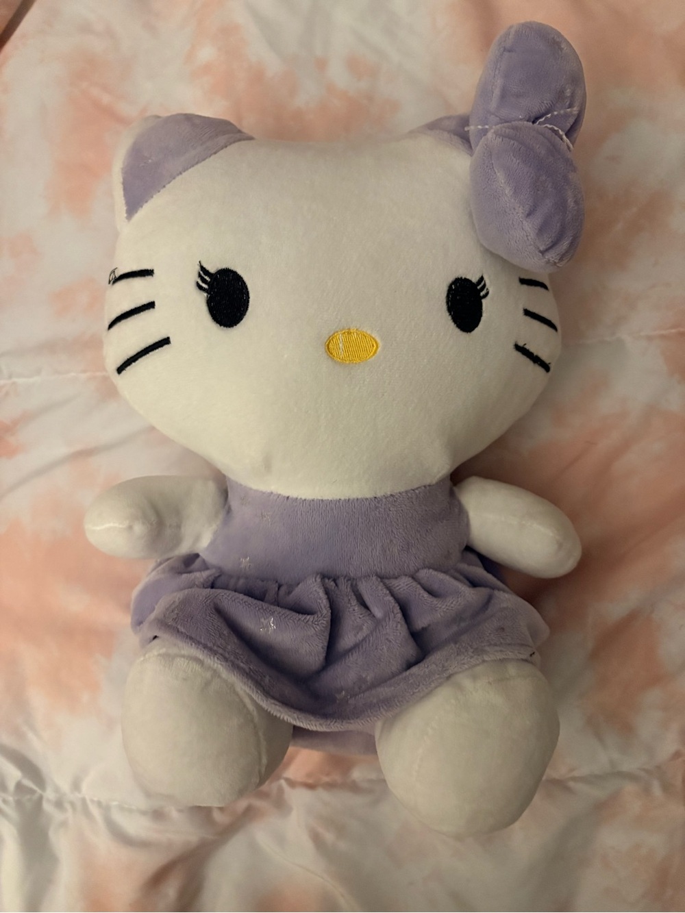 Hello Kitty Lavender and White Plush Doll